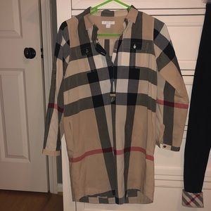Girls Burberry Long Sleeve Tunic